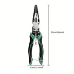Heavy Duty Alloy Electrician Pliers – Multifunction Wire Cutter & Needle Nose Diagonal Cutting Tool Set