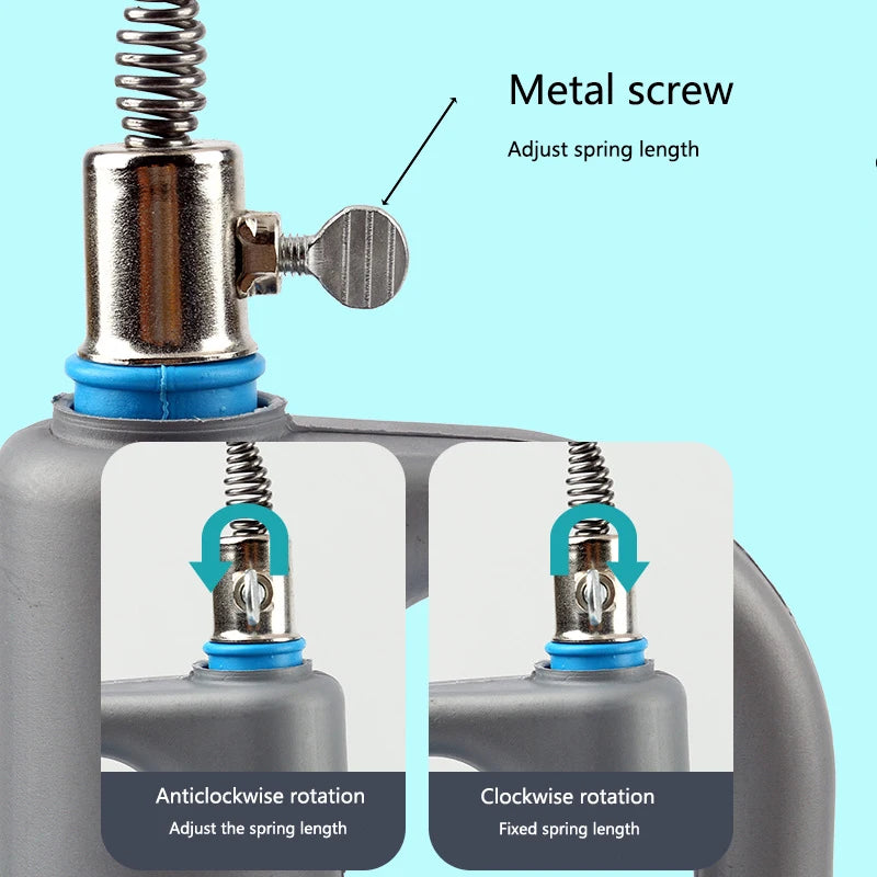 13m Drain Cleaning Auger Tool Drill-Compatible Flexible Pipe Dredger for Kitchen & Bathroom