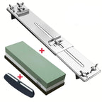 Adjustable Stainless Steel Sink Bridge Sharpening Stone Holder with Non Slip Whetstone Support Stand