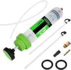Fluid Extractor Pump 500cc Heavy Duty Manual Oil Transfer Syringe with Hose and Extension Tubes
