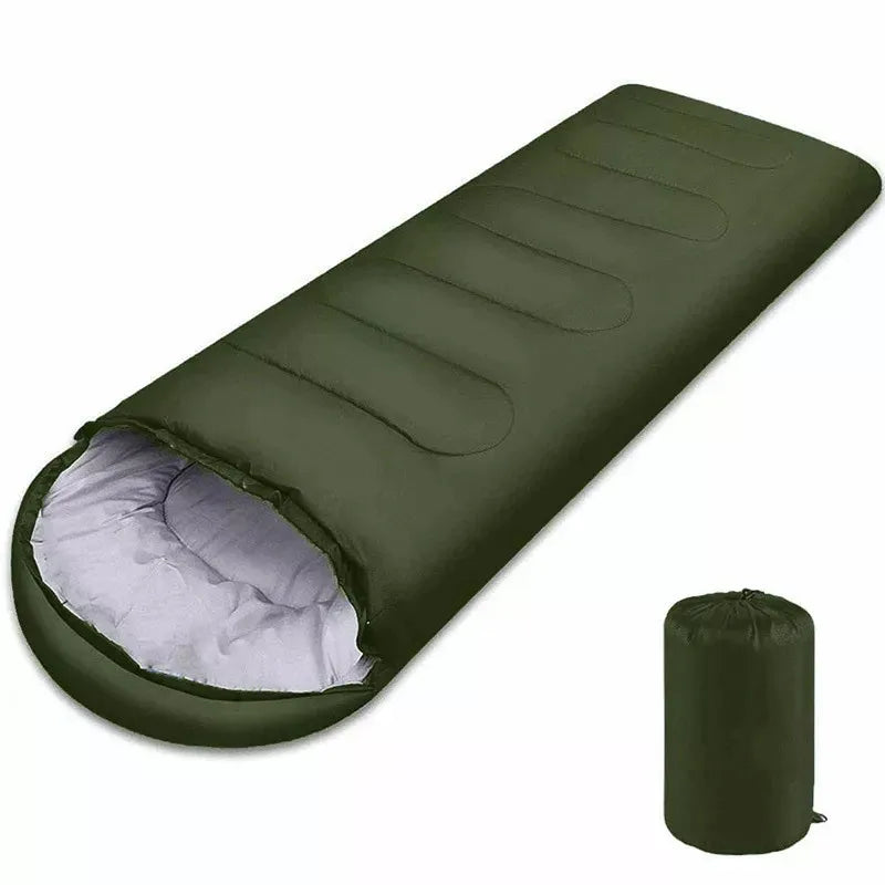 Portable Envelope Camping Sleeping Bag 220cm x 75cm Lightweight Waterproof Backpacking Sleeping Bag