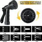 Expandable Garden Hose with Spray Nozzle and Storage Bag 50ft