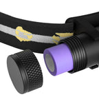 Portable USB Type C Rechargeable LED Headlamp with White and Red Light Waterproof Head Torch