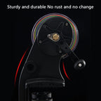 Fishing Line Spool Winder with Adjustable Clamp and 2+1 Bearings for Spinning and Baitcasting Reels