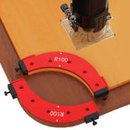 5 Piece Radius Corner Jig Set Aluminium Alloy Woodworking Templates for Router Corner Shaping