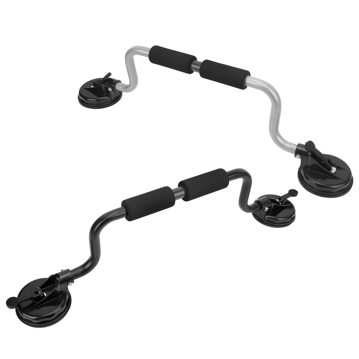 Kayak Loading Assist Roller Aluminum Alloy Roof Loader with Foam Padding and Suction Cup Mounts