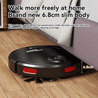 Cordless Automatic Robot Vacuum Cleaner with USB Rechargeable Battery and Brush for Hard Floors