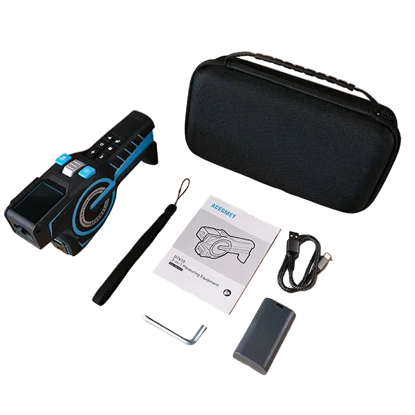 Rechargeable Laser Distance Meter 100m Range with Bluetooth Green Laser Guide and 2600mAh Battery