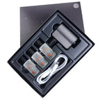 Electric Car Air Freshener Vent Clip Diffuser with 3 Liquid Fragrance Refills