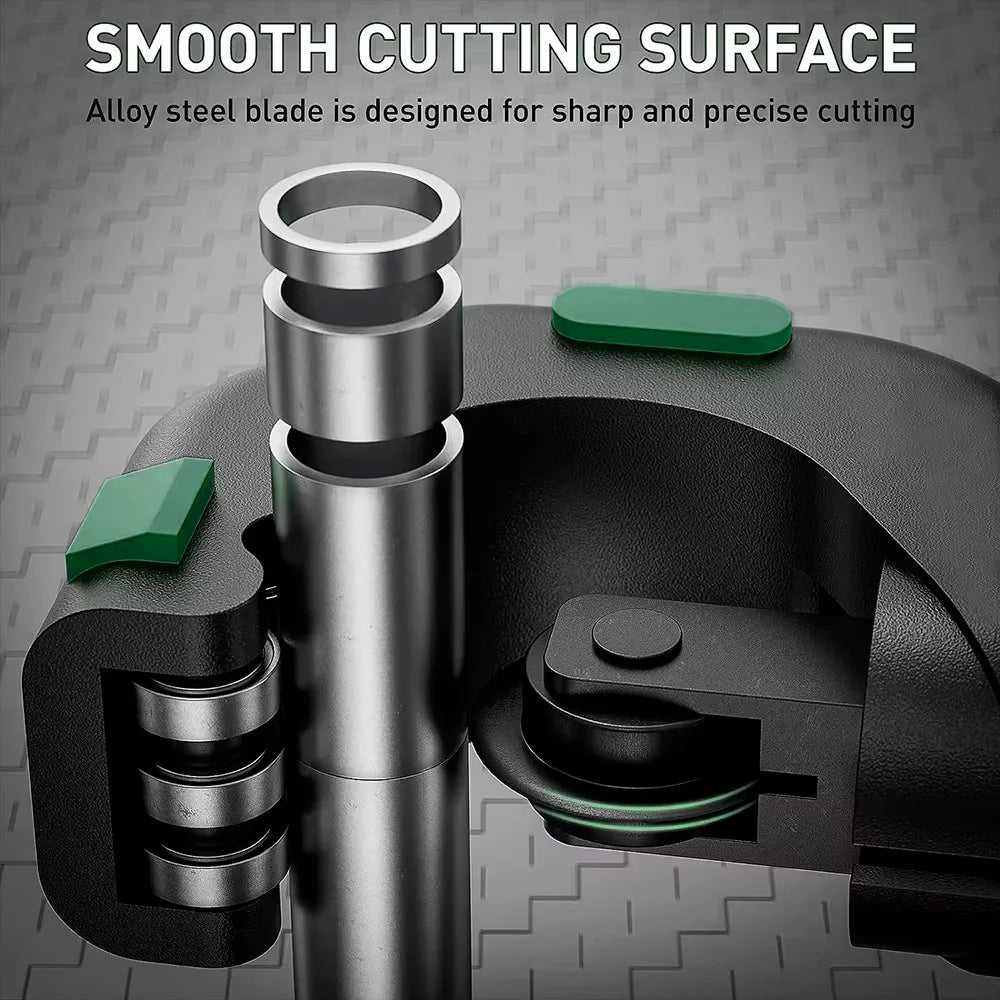 Portable Heavy Duty Pipe Cutter 0.5–5cm Cutting Capacity Alloy Steel Blade Tool for PVC Copper Aluminium Pipes