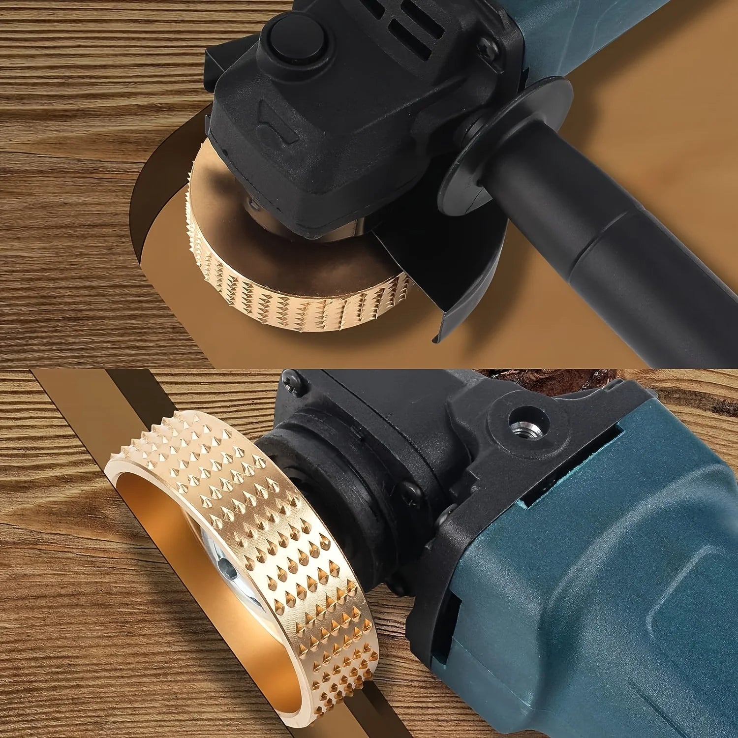 Wood Carving Disc Set 5 Piece Angle Grinder Shaping Wheel Kit 10cm Woodworking Abrasive Discs