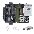 Professional Outdoor Survival Kit with First Aid, Multi-Tool, and Tactical Gear for Camping and Adventure