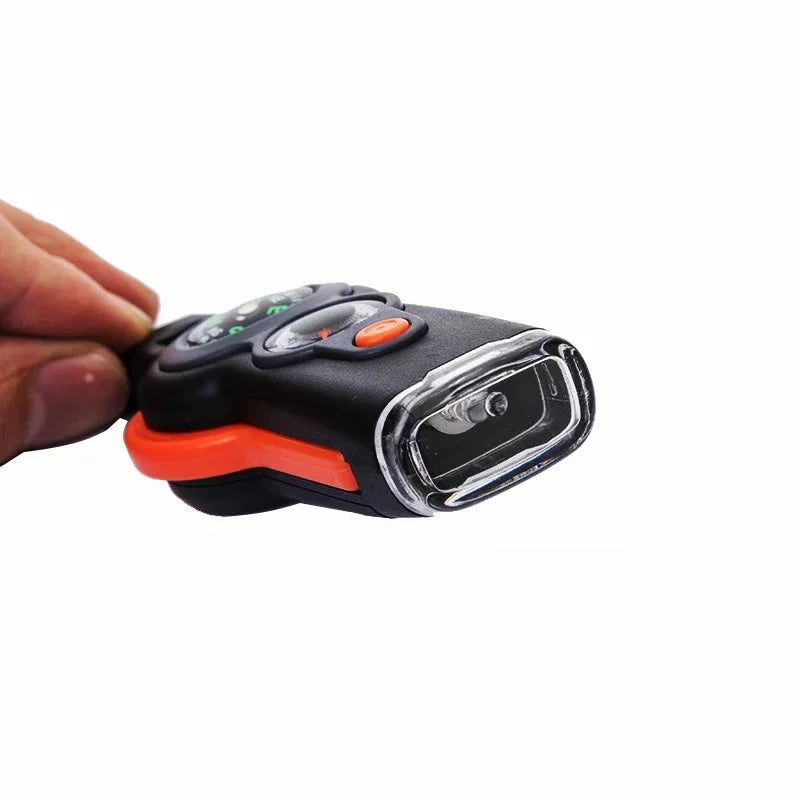Portable 7-in-1 Outdoor Survival Tool with Compass, LED Flashlight, Whistle and Thermometer