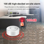 Smart WiFi Water Leak Detector 3 Pack with Hub 100dB Alarm App Alerts and IP55 Sensors