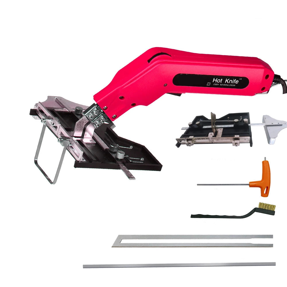 Portable Electric Foam Cutter Knife 250W Adjustable Temperature Thermal Cutting Tool with Carry Case