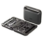 Portable 7-Piece Household Tool Kit with Rechargeable Electric Screwdriver and Storage Case