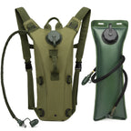 Portable 3L Hydration Backpack with Water Bladder Lightweight Outdoor Pack for Hiking Cycling and Climbing