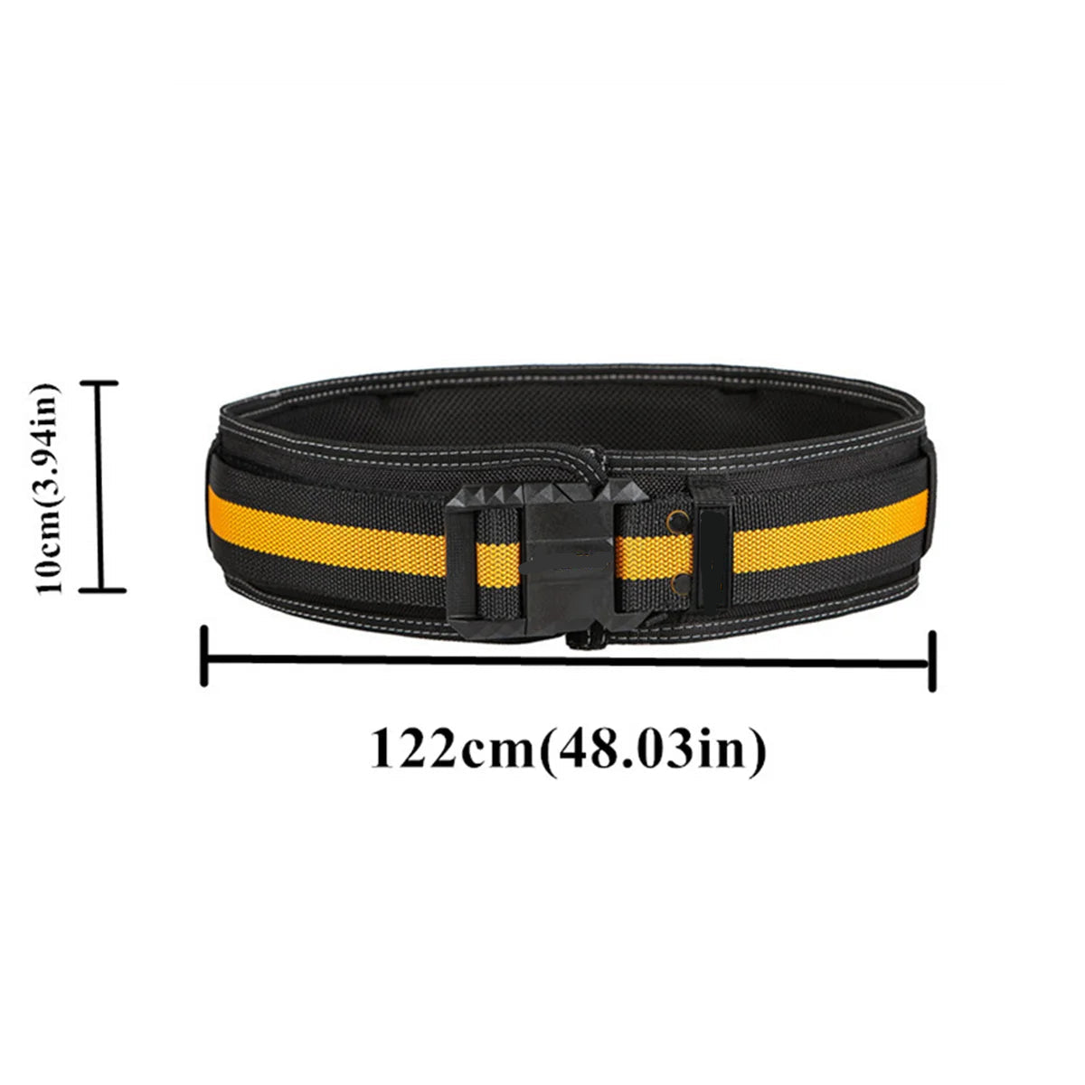 Heavy Duty 2-in-1 Tool Belt Set with Adjustable Suspenders Oxford Cloth Work Support System