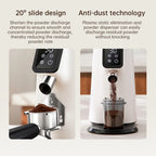 Portable Electric Coffee Grinder with Conical Burr 25 Grind Settings 200g Hopper 100W