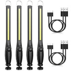 Portable USB Rechargeable COB LED Work Light Magnetic Utility Lamp for Camping and Repairs