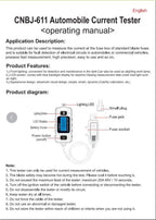 Portable Car Fuse Current and Leakage Tester with LCD Display Automotive Electrical Diagnostic Tool