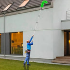 Telescopic Gutter Cleaning Brush with Extendable Pole 400cm for Roofs, Gutters, and Drains
