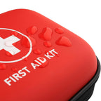 Compact 103-Piece Emergency First Aid Kit Portable Waterproof Case for Outdoor Travel Car Home