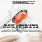Portable Handheld Garment Steamer 1200W 150cm3 Tank Fast Heat Vertical and Flat Steam Iron