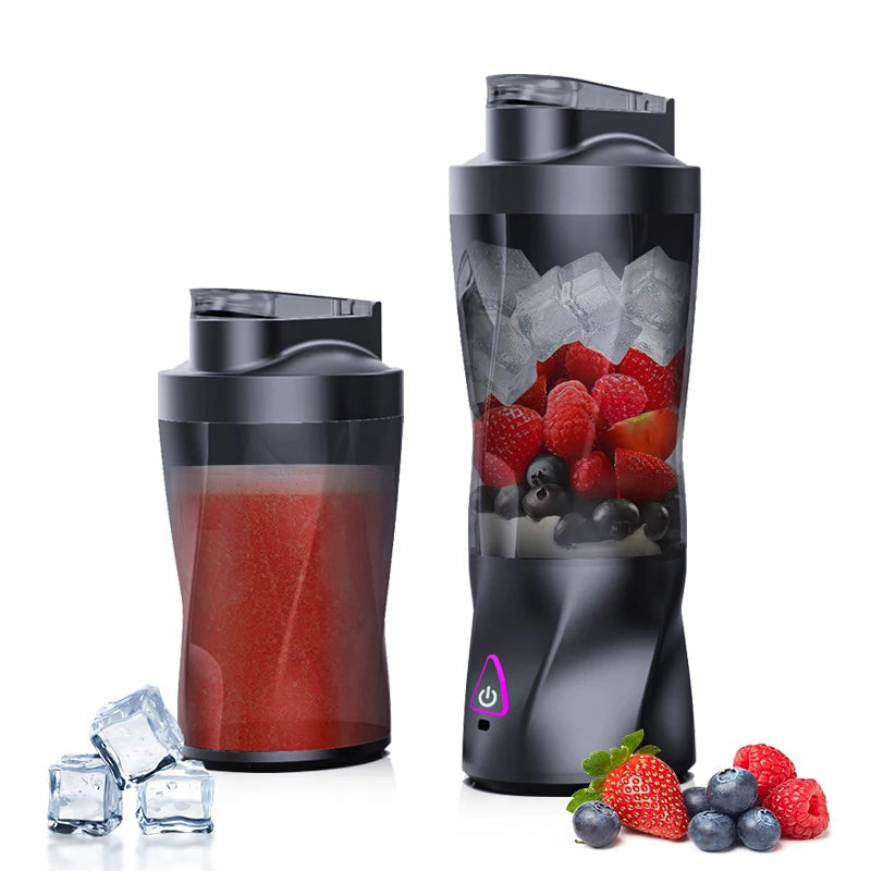 Portable USB Rechargeable Smoothie Blender 700ml Personal Juicer Cup with 6000mAh Battery
