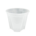 Clear Plastic Plant Nursery Pots with Drainage Holes Transparent Orchid Planter Seedling Container