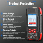 Rechargeable Solar Panel Tester with 3.2 Inch Display and MPPT Curve Analysis for Photovoltaic System Testing