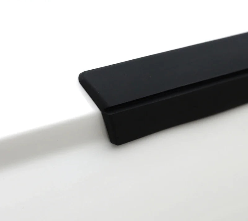 Universal Car Door Sill Protector Strip 93cm Rubber Anti-Scuff Door Edge Guard 2 Piece Set
