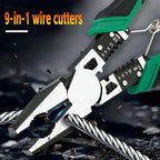 Heavy Duty Alloy Electrician Pliers – Multifunction Wire Cutter & Needle Nose Diagonal Cutting Tool Set