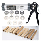 Manual Clay Extruder Gun Large Pottery Sculpting Tool with 11 Interchangeable Forming Discs
