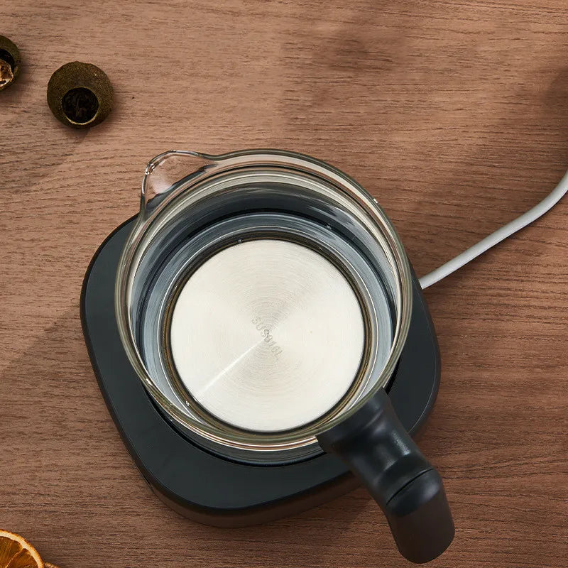 1.3L Electric Glass Tea Maker Kettle 600W with Temperature Control and Keep Warm Function