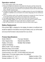 Portable Car Fuse Current and Leakage Tester with LCD Display Automotive Electrical Diagnostic Tool