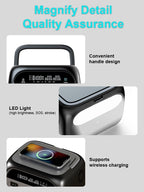 Portable 500W Backup Power Station with AC Outlets USB Ports and LED Display for Camping Travel