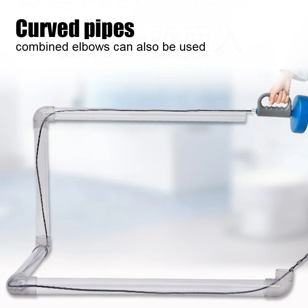 Extendable Handheld Toilet Sink Drain Unblocker 5/7/10 Meters Sewer Pipe Plunger Dredge Bathroom Kitchen Cleaning Tools