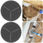 Acrylic Round Centre Finder Ruler for Wood Turning Lathe Work and Precise Circle Drawing