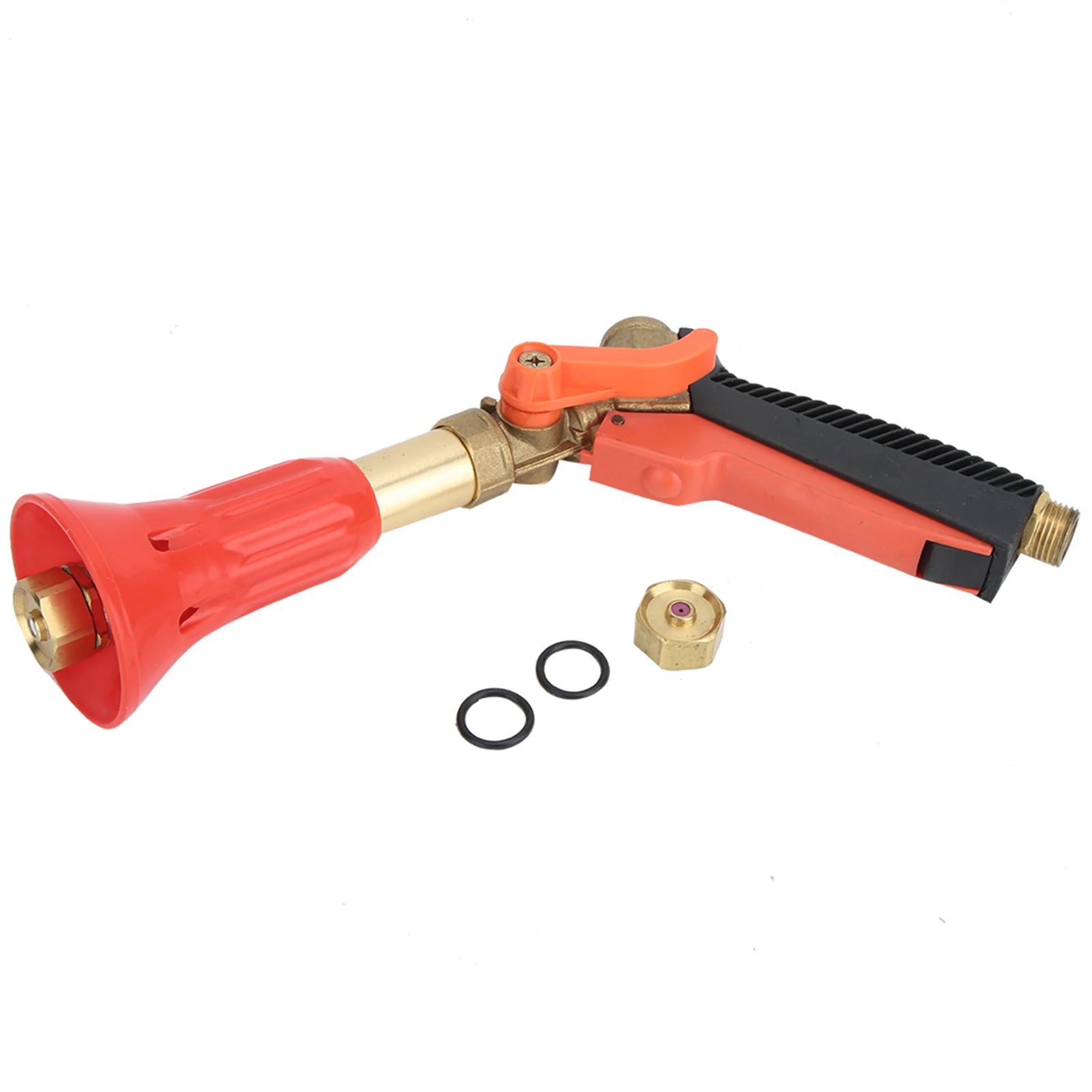 High Pressure Garden Spray Gun Metal Hose Nozzle with Adjustable Water Flow Control