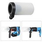 Portable Drill Dust Collector Cover with Rubber Catch Bowl for Rotary Hammer and Electric Drill