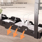 Under Desk Cable Management Tray Adjustable Carbon Steel Wire Organizer Storage Rack