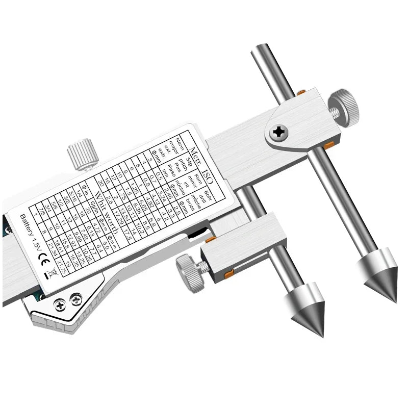 Digital Centre Distance Caliper with Cone Probe for Hole Measurement 20–200mm Stainless Steel Tool