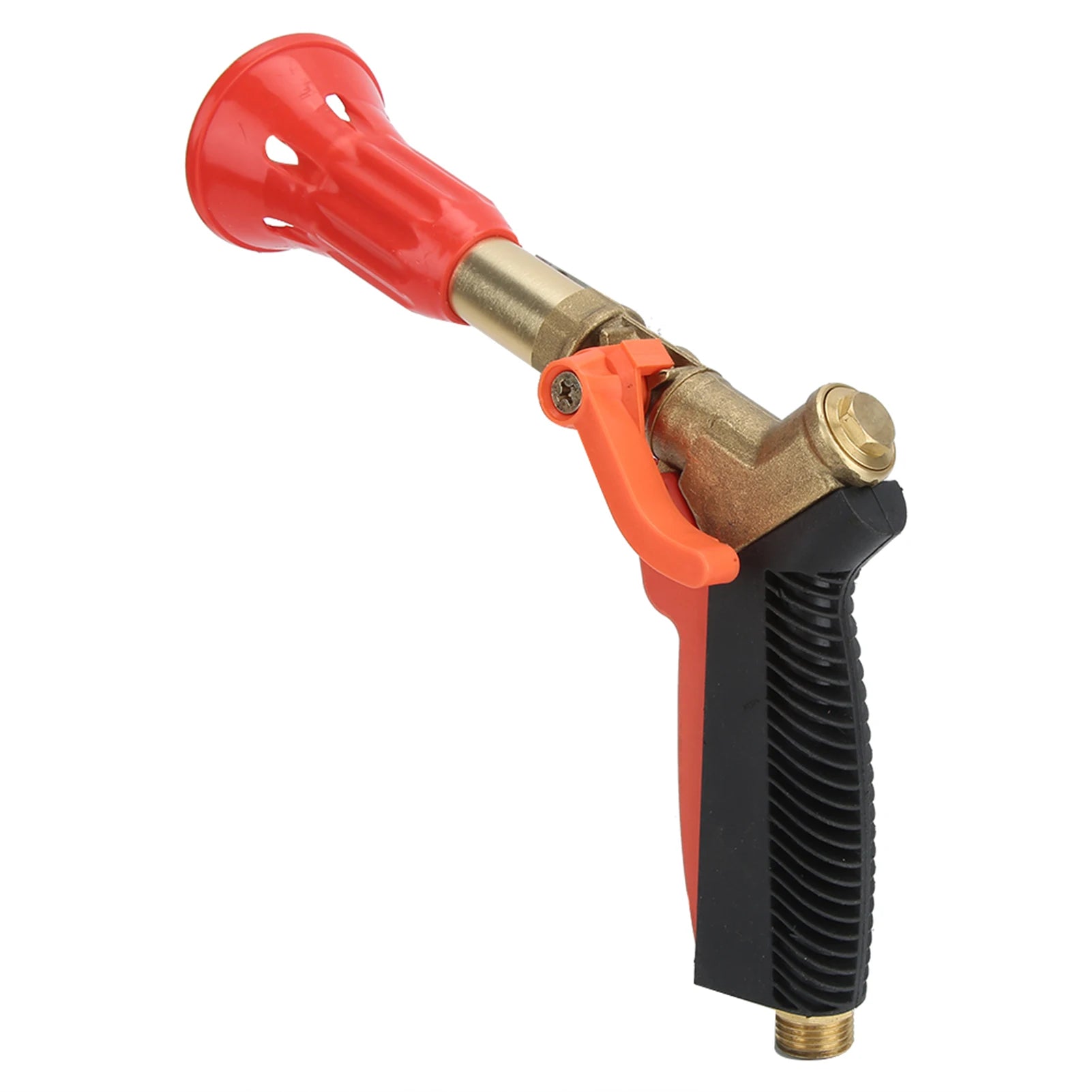 High Pressure Garden Spray Gun Metal Hose Nozzle with Adjustable Water Flow Control
