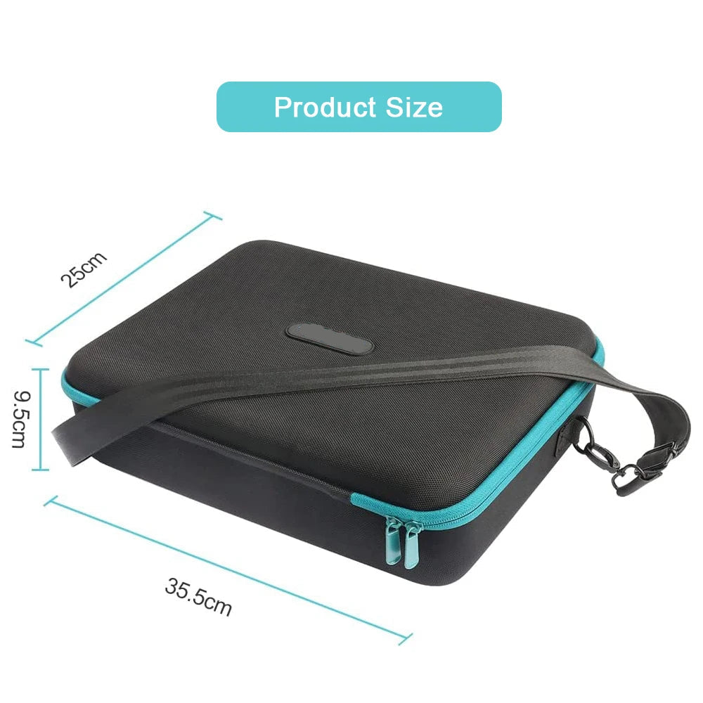 Heavy Duty Waterproof Tool Battery Storage Box with DIY Dividers Portable Carry Case