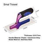 3 Piece Stainless Steel Plaster Spatula Set Ergonomic Handle Drywall Finishing Tools
