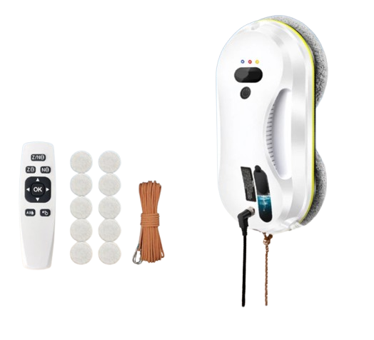 Portable Window Cleaning Robot with Intelligent Edge Detection and Water Spray for Glass Surfaces