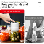 Portable Handheld Vacuum Sealer for Mason Jars – Cordless Kitchen Food Storage Tool