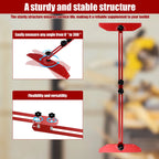 Adjustable Stair Tread Template Tool Aluminium Alloy Measuring Ruler Set with Extension Sliders