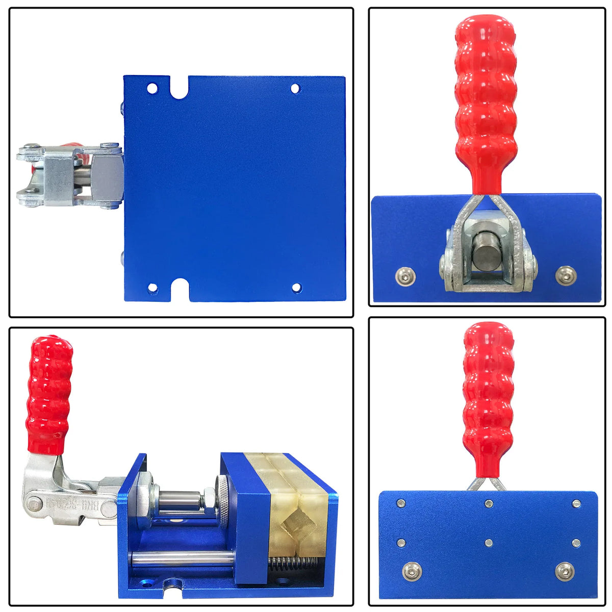 Golf Club Shaft Clamp Vise Grip Replacement Tool with Quick Adjust Handle and Rubber Jaws